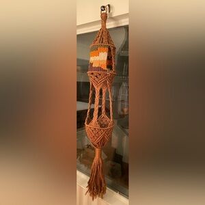 Vintage Macrame Plant Hanger